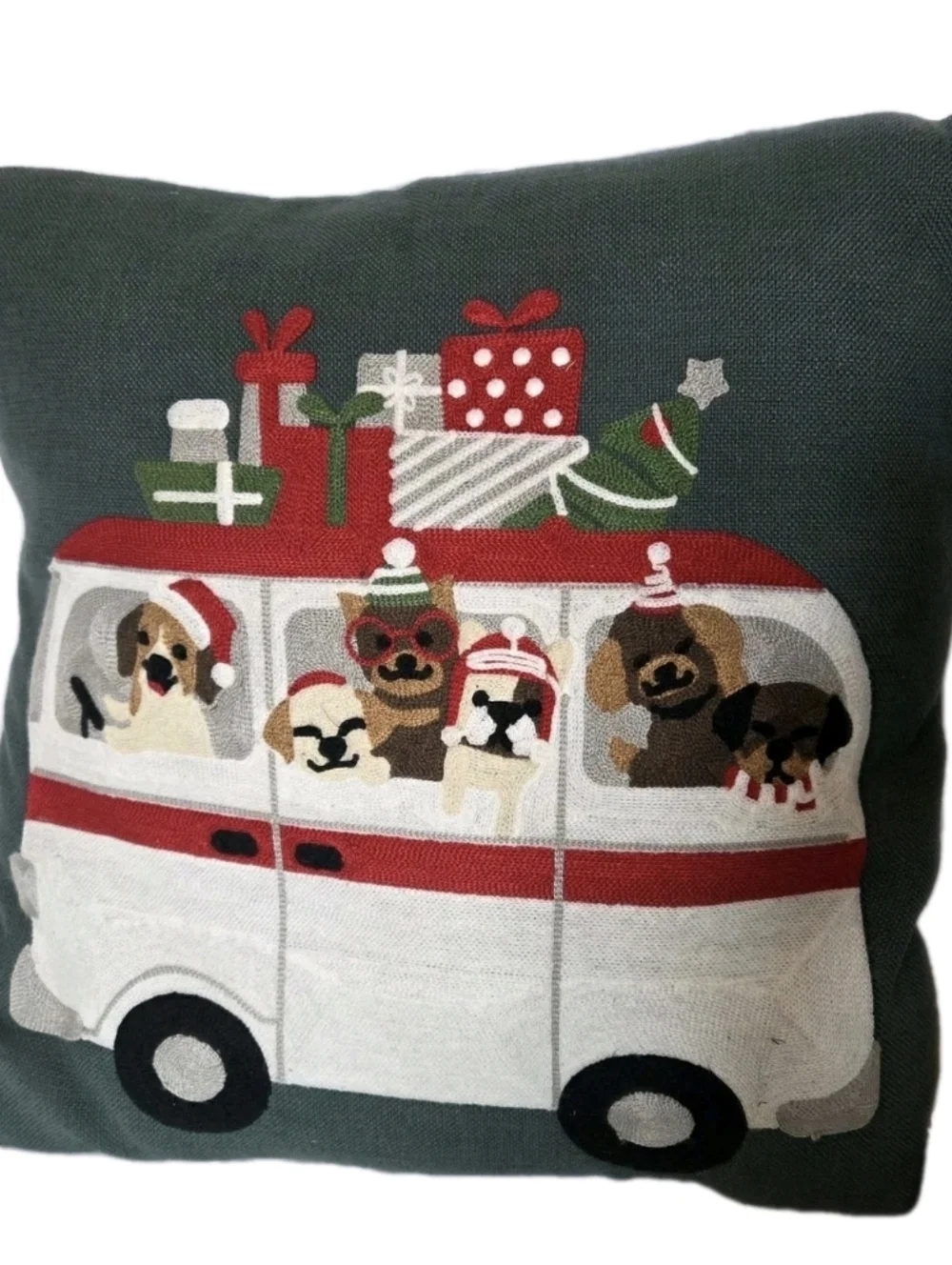 Thro Throw Holiday Dog Pillow Decoration Christmas